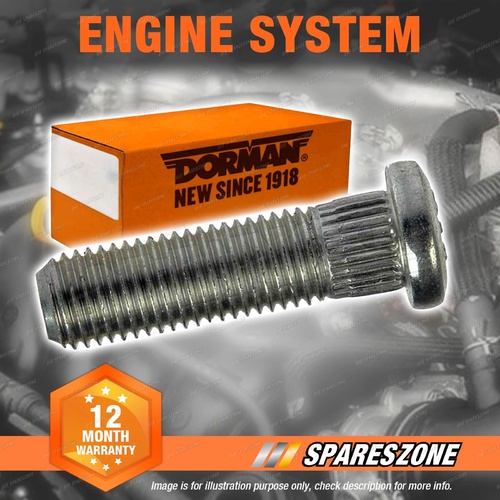 Dorman M12-1.50 Serrated Wheel Stud - 12.37mm Knurl 42mm Length 610-360