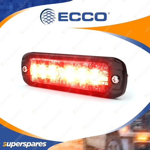 ECCO 12-24V Ultra-Thin LED Directional Light Red - Length / Width 121mm