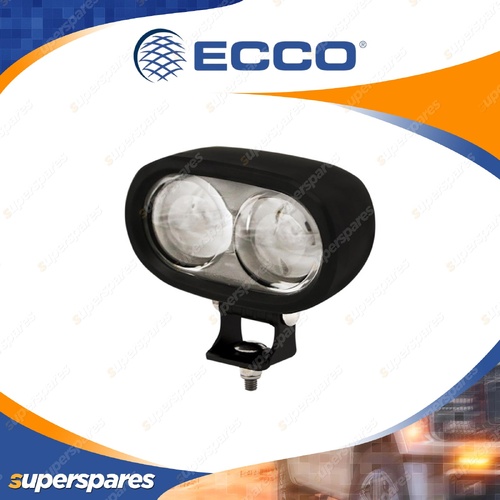 ECCO 12-80V 2 LEDs Oval LED Pedestrian Spotlight Blue - Length / Width 143mm