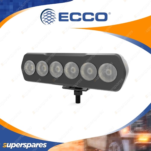 ECCO 12-24V Rectangular LED Worklight White - 1300 Lumens 1 Bolt Mount