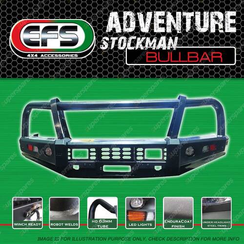 EFS Adventure Stockman Bullbar for Ford Ranger PX3 2WD 4WD High Chassis 2018-On