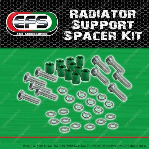 EFS Radiator Support Spacer Kit for Toyota Hilux Rogue Wide Body 4WD 2022-On