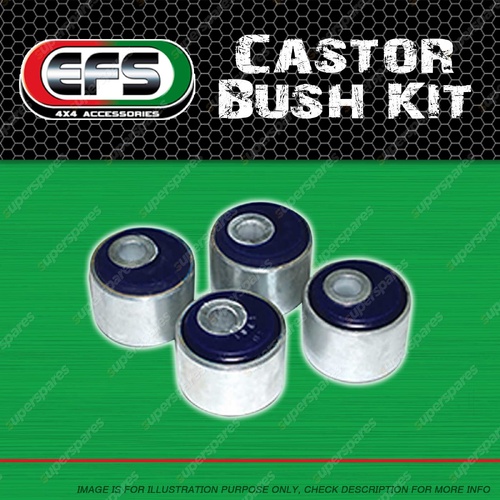 EFS 3 Degree Offset Castor Bush Kit for Nissan Patrol GQ Y60 GU Y61 Coil Spring