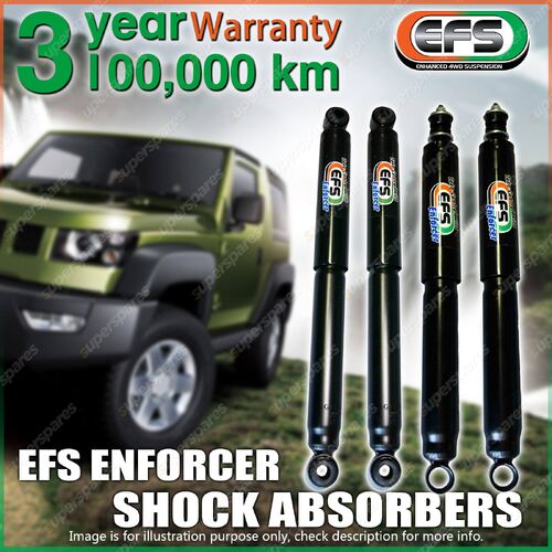 F + R 30mm Lift EFS Enforcer Shock Absorbers for Toyota Landcruiser FZJ75 HZJ75