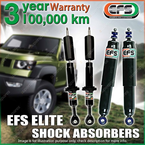 Front + Rear EFS Elite Shock Absorbers for Toyota Landcruiser Prado 250 Series