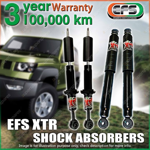 Front + Rear EFS XTR Shock Absorbers for Toyota Landcruiser Prado 250 Series