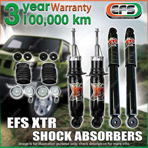 Front + Rear EFS Standard XTR Shock Absorbers for Nissan Navara D27 4WD 26-ON