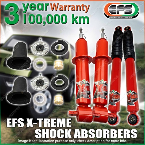 Front + Rear EFS 50mm Lift Xtreme Shock Absorbers for GMC Sierra 1500 21-ON