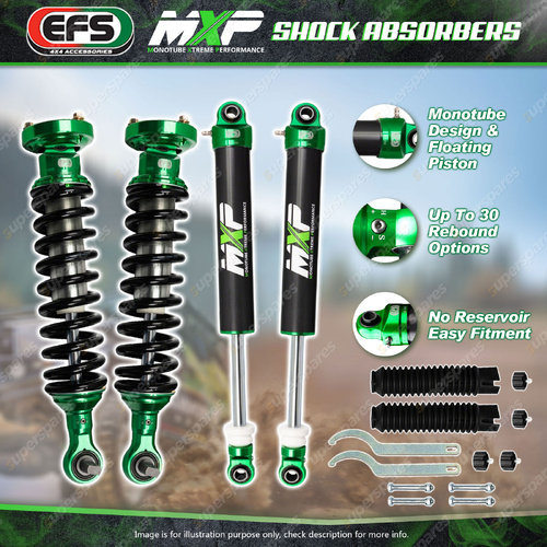 Front + Rear EFS 50mm Lift MXP Shock Absorbers for Ford F150 2019-ON
