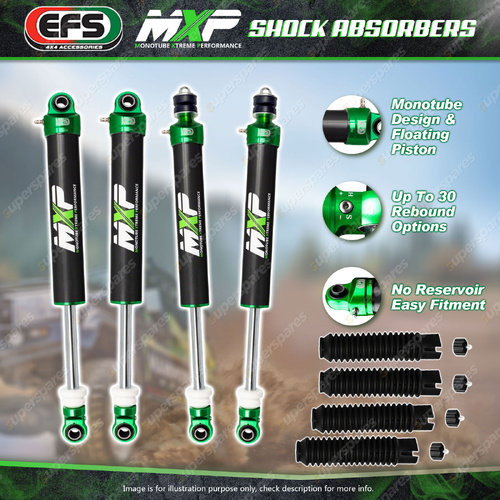 Front + Rear EFS High Lift MXP Shock Absorbers for Isuzu NPS 75 300 4X4 08-ON