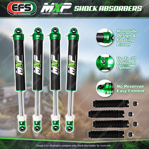 Front + Rear EFS 50mm Lift MXP Shock Absorbers for Jeep Wrangler JL 05/2018-ON