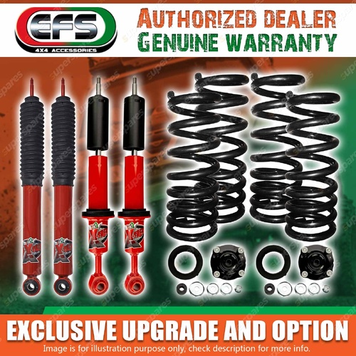 EFS Extreme Shocks Coil Springs 35mm Lift for TOYOTA LANDCRUISER 200 Series