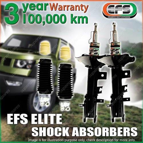 Pair Front EFS ELITE Shock Absorbers for Nissan Pathfinder R50 4WD 40mm Lift