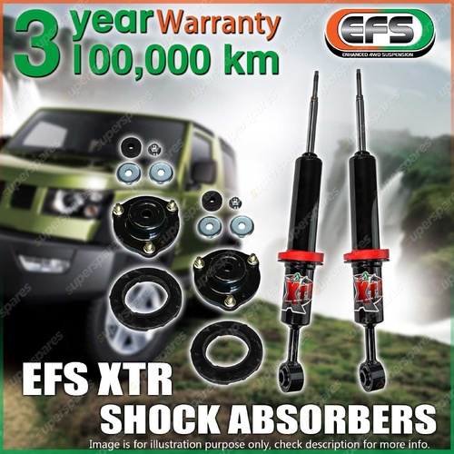 Pair Front EFS 40mm Lift XTR Shock Absorbers for Toyota FJ Cruiser All Models