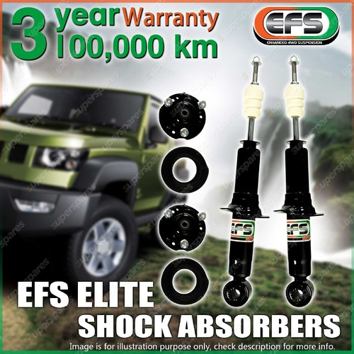 Pair Front EFS 40mm Lift Elite Shock Absorbers for Ford Everst 7/2018-on