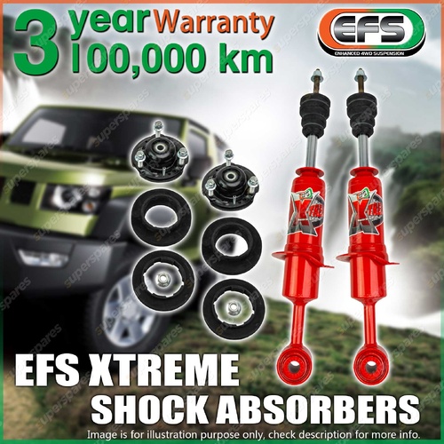Pair Front EFS 40mm Lift X-Treme Shock Absorbers for Ford Everst 7/2018-on