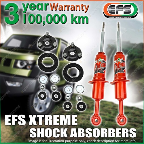 Pair Front EFS 40mm Lift X-Treme Shock Absorbers for Mazda BT-50 4WD 10/2011-On