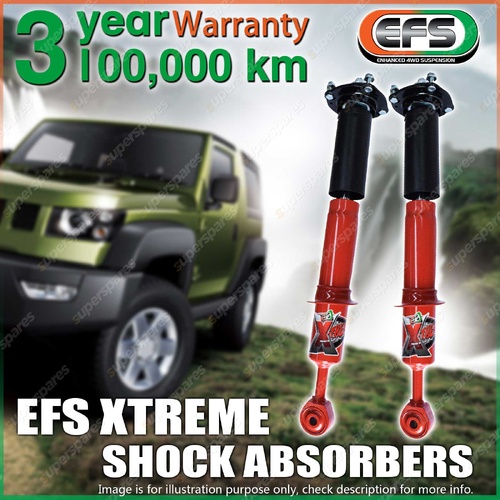 Pair Front EFS 45mm Lift X-Treme Shock Absorbers for Holden Colorado 6/2012-On