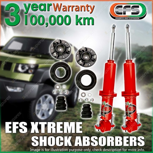 Pair Front EFS X-Treme Shock Absorbers Strut for Ford Ranger Next Gen RA 22-on