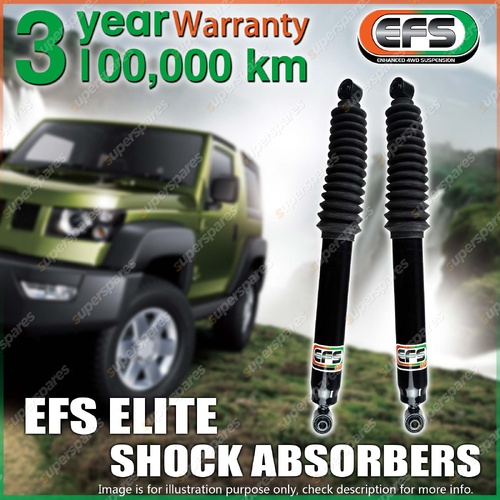 2 x Rear EFS Elite 50mm Lift Shock Absorbers for Mitsubishi Triton 4WD MV 2024+