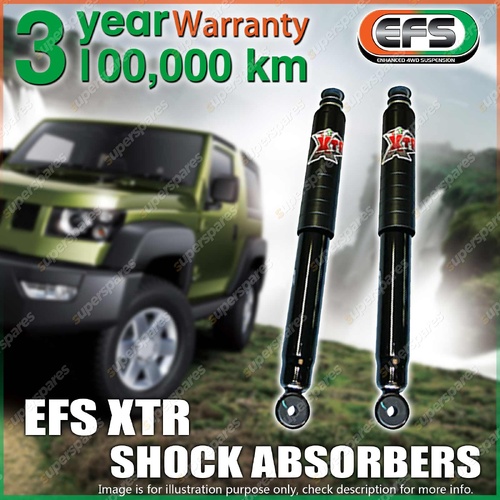 2 x Rear EFS XTR Shock Absorbers for Toyota Hilux Rogue Wide Body 4WD 2022-On