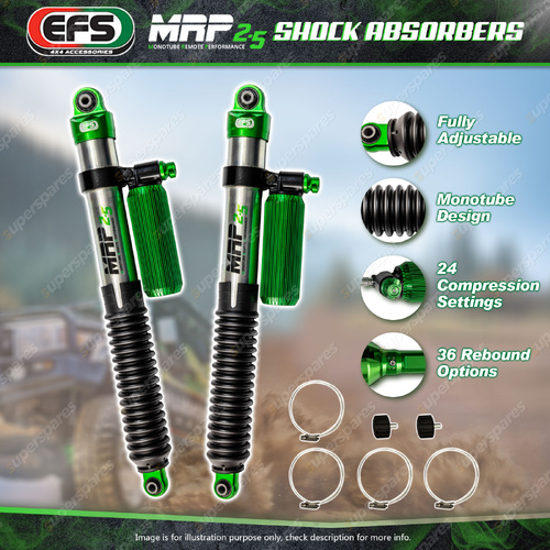 2 Pcs EFS Rear 45mm Lift MRP 2.5 Shock Absorbers for LDV D90 2017-ON