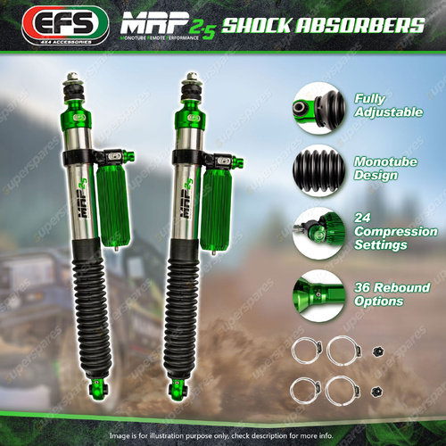 EFS Rear 50mm Lift MRP 2.5 Shock Absorbers for Ram 1500 DT 3L Diesel 5.7 Petrol