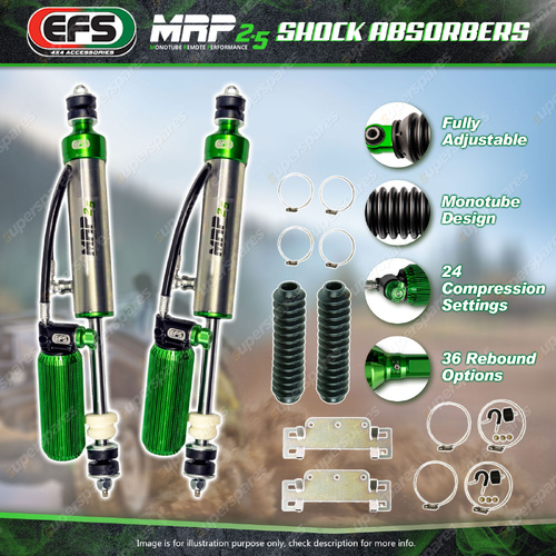 EFS Front 125mm Lift MRP 2.5 Shock Absorbers for Nissan Patrol GQ GU Coil Sus