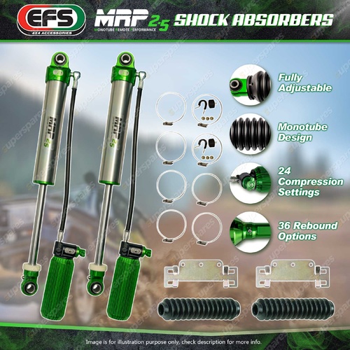 EFS Rear 50mm Lift MRP 2.5 Shock Absorbers for Nissan Navara D27 4WD 02/2026-ON