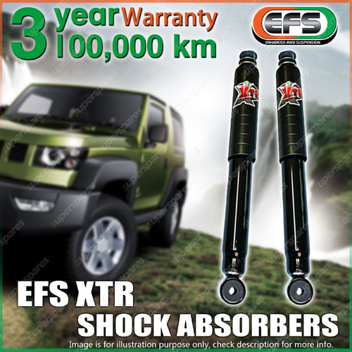 2 Pcs Brand New EFS Rear 45mm Lift XTR Shock Absorbers for LDV D90 2017-ON