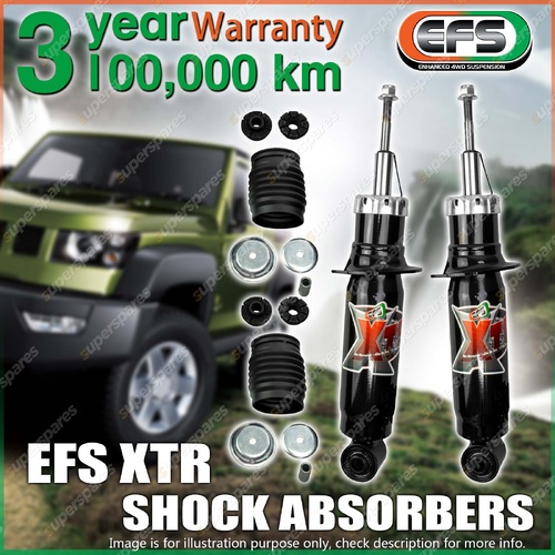 EFS Front 50mm Lift XTR Strut Shock Absorbers for Nissan Navara D27 4WD 26-ON