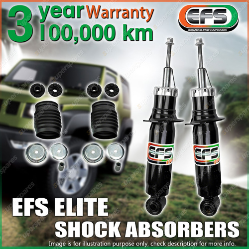 EFS Front 50mm Lift Elite Strut Shock Absorbers for Nissan Navara D27 4WD 26-ON
