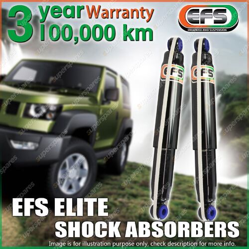 Front EFS ELITE Shock Absorbers for Toyota Landcruiser FJ HJ 75 Series 75mm Lift
