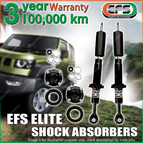 Front EFS ELITE Shock Absorbers for Toyota Landcruiser 200 SERIES 50mm Lift