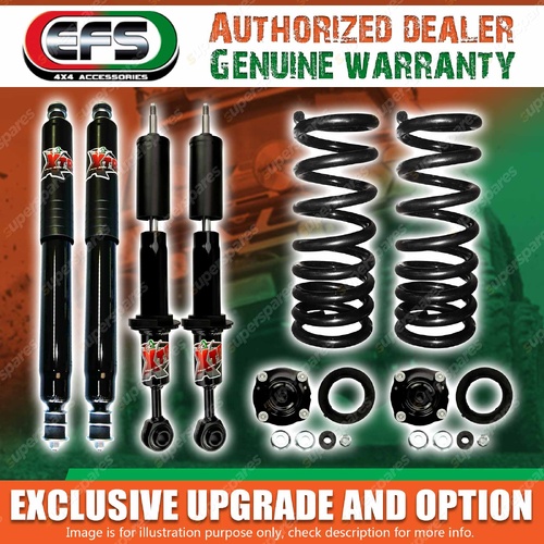 EFS 50mm Lift Kit XTR Shock Absorbers + Coil for Toyota Landcruiser 300 Series