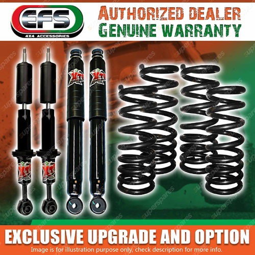 EFS 50mm Lift Kit XTR Shock Absorbers Coil Springs for Toyota Prado 250 Series