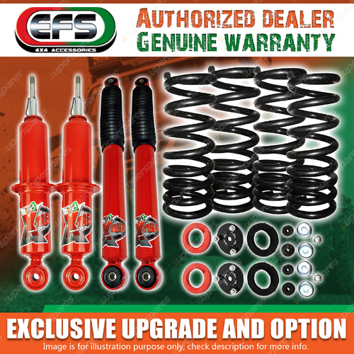 EFS 45mm Lift Kit X-treme Shock Absorbers Coil Springs for LDV D90 2017-ON