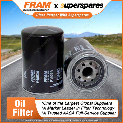 1 Piece Fram Oil Filter P1653A Refer Z136 Height 140mm Outer/Can Diameter 93mm