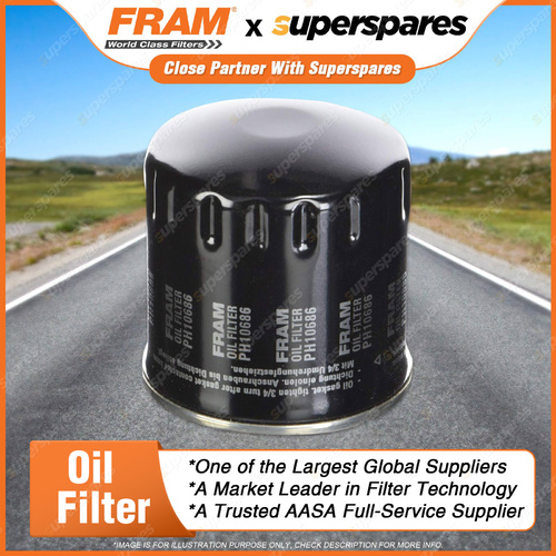 1 x Fram Oil Filter - PH10686 Refer Z1028 Height 88mm Outer/Can Diameter 87mm