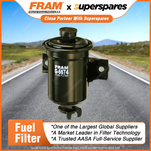 1 x Fram Fuel Filter - G6674 Refer Z478 Height 109mm Outer/Can Diameter 56mm