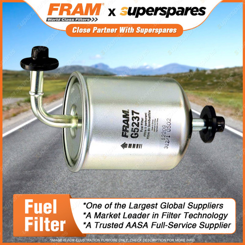1 x Fram Fuel Filter - G5237 Refer Z387 Height 124mm Outer/Can Diameter 62mm