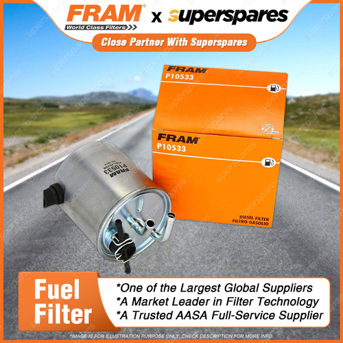 1 x Fram Fuel Filter - P10533 Refer Z711 Height 138mm Outer/Can Diameter 93mm