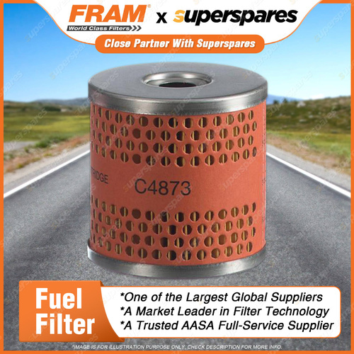 1 Piece Fram Fuel Filter - C4873 Height 75mm Outer/Can Diameter 73mm Ref R2590P