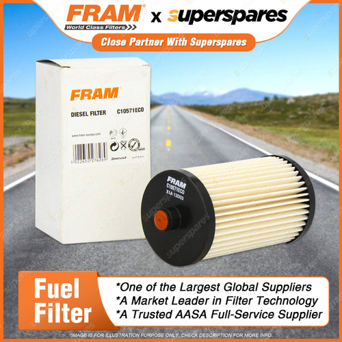 1 Piece Fram Fuel Filter - C10571ECO Height 133mm Outer/Can Diameter 71mm