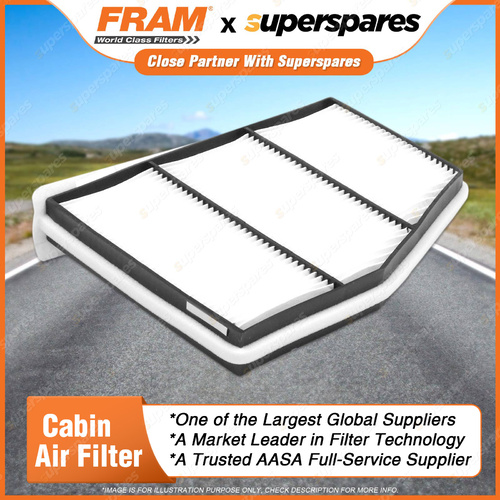 1 Piece Fram Cabin Air Filter - CF11486 Height 34mm Length 288mm Width 214mm