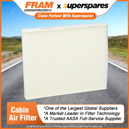 1 Piece Fram Cabin Air Filter - CF9666 Height 35mm Length 240mm Width 191mm