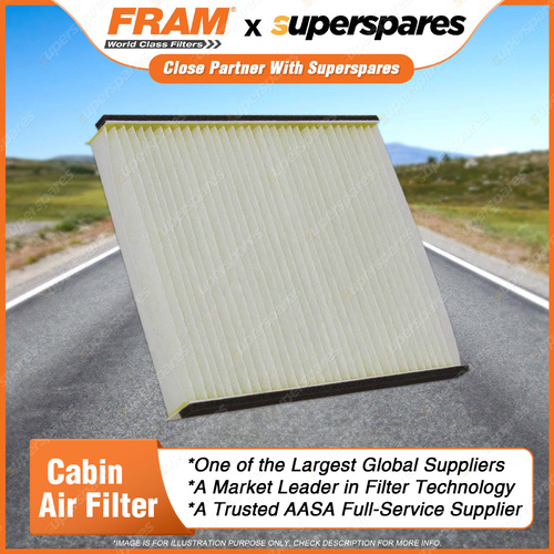 1 Piece Fram Cabin Air Filter - CF9787 Height 30mm Length 238mm Width 206mm