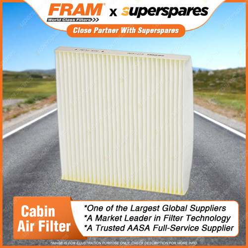 1 Piece Fram Cabin Air Filter - CF10062 Height 30mm Length 225mm Width 236mm