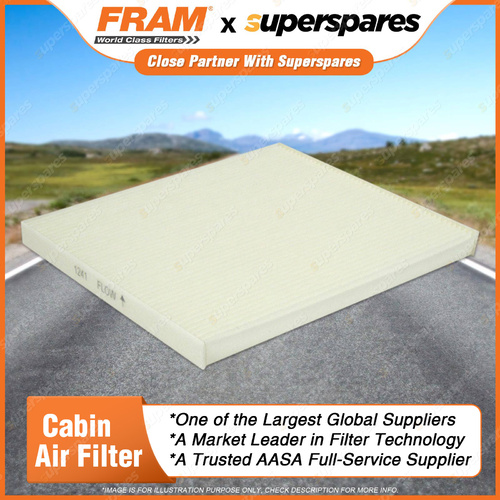 1 Piece Fram Cabin Air Filter - CF11178 Height 20mm Length 225mm Width 253mm