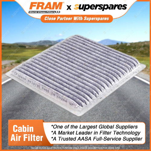 1 Piece Fram Cabin Air Filter - CF9846 Height 20mm Length 215mm Width 215mm